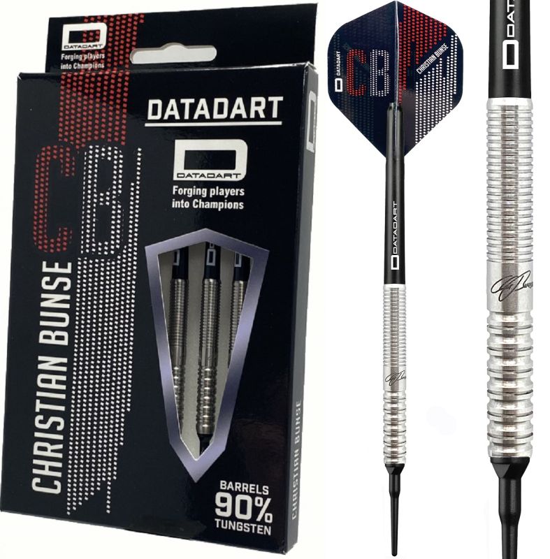 Datadart Christian Bunse Darts 90% Soft Dartpfeile 21,5/23 Gramm Softdarts