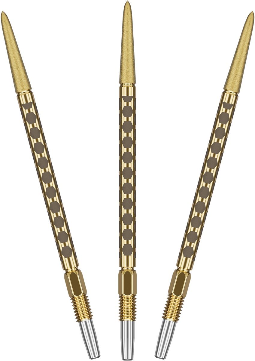Target Swiss Point FLT 30/35/42 mm Gold/Schwarz/Silber Wechselspitzen