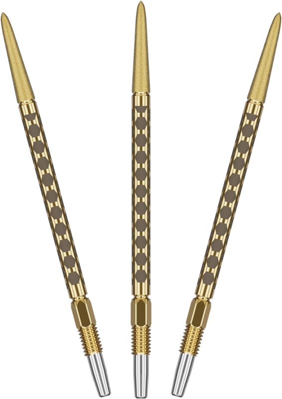 Target Swiss Point FLT 30/35/42 mm Gold/Schwarz/Silber Wechselspitzen
