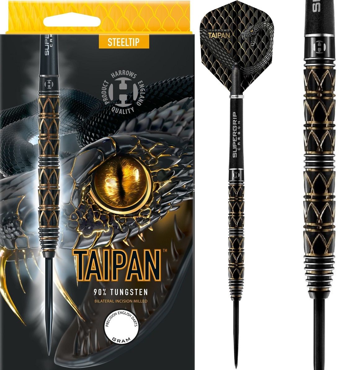 Harrows Taipan 90% Steeldarts 21/22/23/24/25/26g Steeldarts