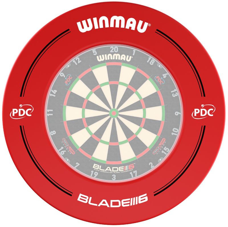 1 tlg. Winmau PDC Rot Catchring Dart Surround Auffangring