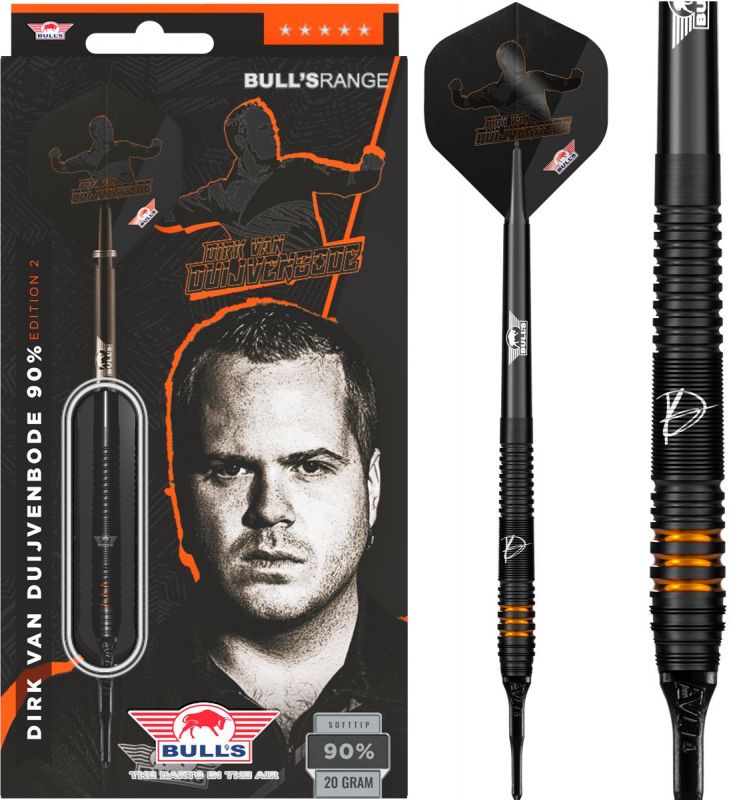 Bull's Dirk van Duijvenbode E2 90% Soft Darts 20 Gramm Softdarts