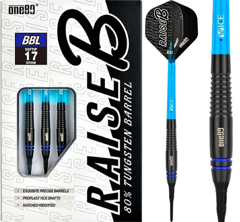 One80 Raise B - BBL Softdarts 17 Gramm Softdarts
