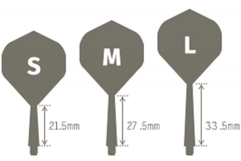 Condor Dart Flights Shafts AXE Revival Weiß Standard No2 Flights