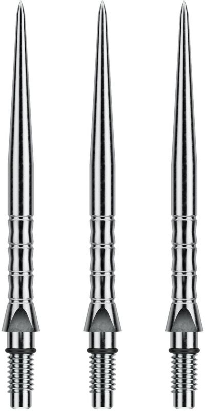 Winmau Switch Points Wave 26/30/40 mm Silber/Schwarz Wechselspitzen