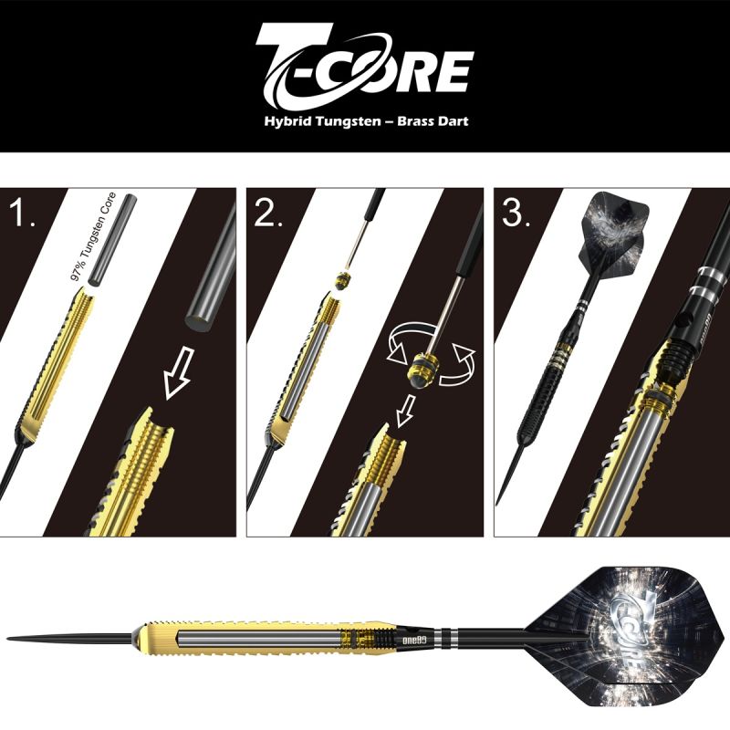 ONE80 T-Core TC1 Softdarts 20 Gramm Softdarts