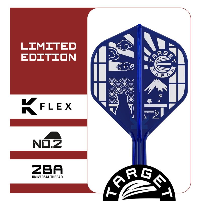 Target Japan Limited Blue K-Flex Shaft/Flight System Standard No2 Shafts