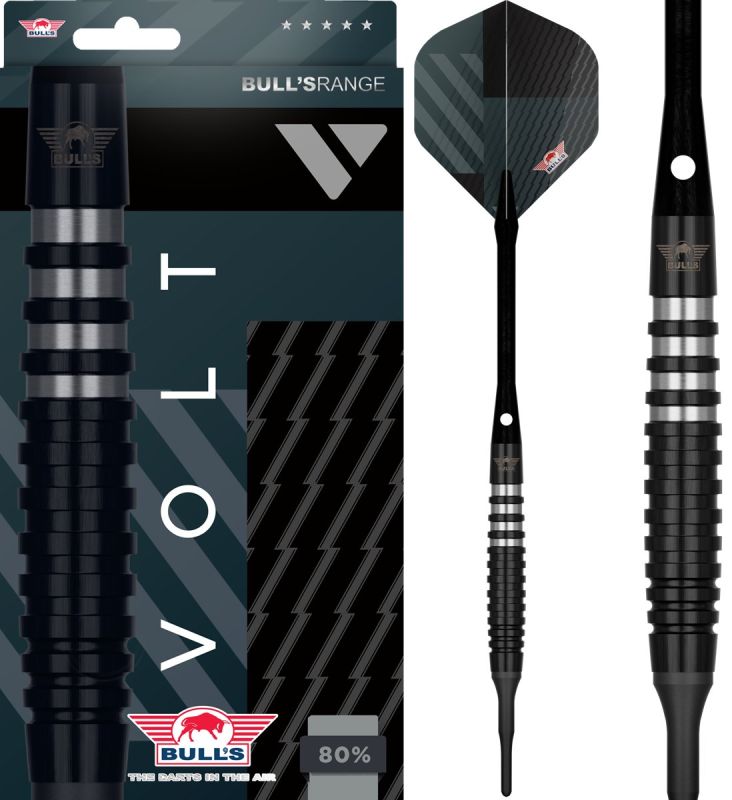 Bull´s Volt Black 80% Softdarts 18 Gramm Softdarts
