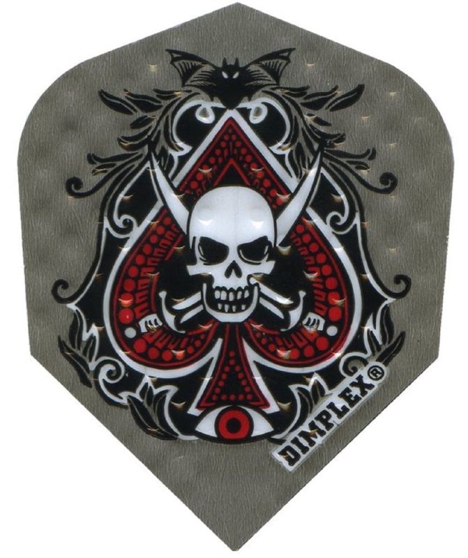 Harrows Dimplex Spades Skull Shape Flights