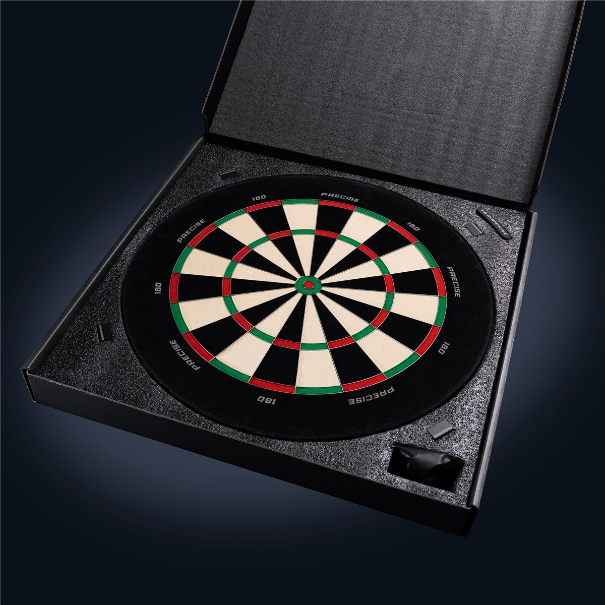 Precise180 Endorphine Steel Dartboard Starter Set Bristle Board