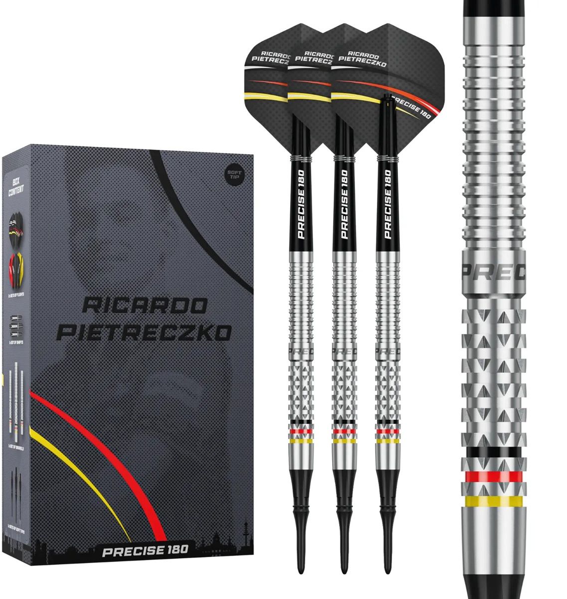 Precise180 Ricardo Pietreczko 90% Softdarts 18 Gramm Softdarts