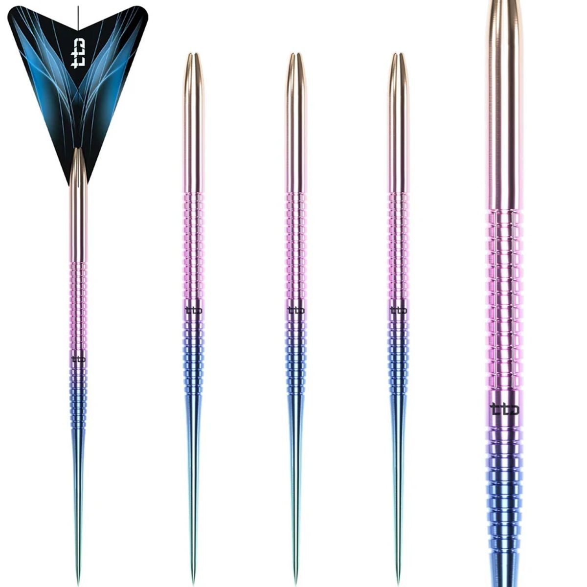 Caliburn TTD Dart T1 Rainbow Steeldarts 5 Gramm Steeldarts