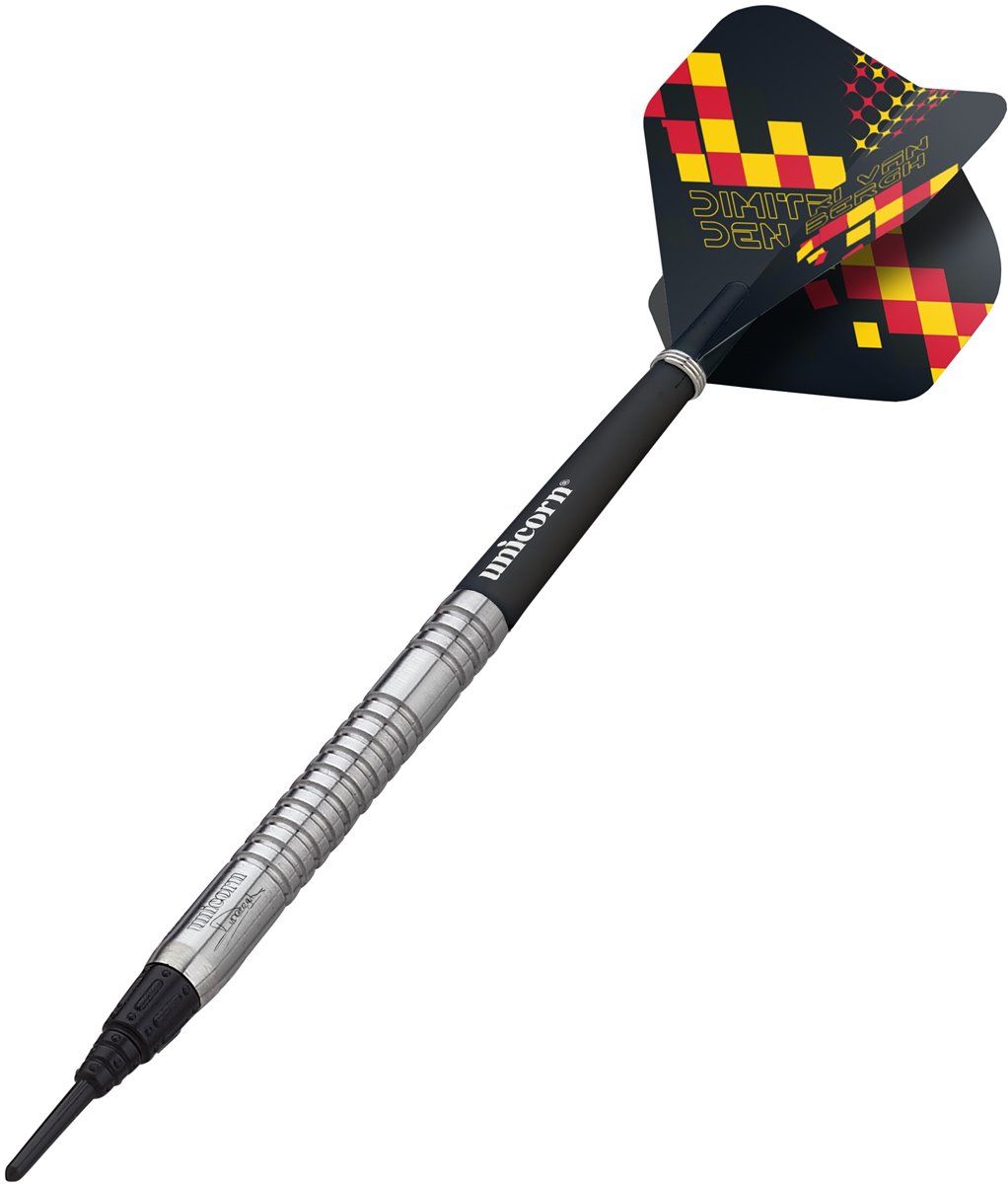 Unicorn Maestro Dimitri Van den Bergh 90% Tungsten Soft Dart Pfeile 18 Gramm Softdarts