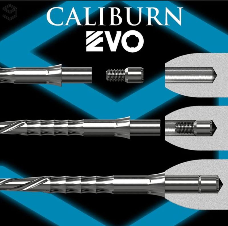 Caliburn EVO Point Smooth Silber 28/32/36/40 mm Wechselspitzen