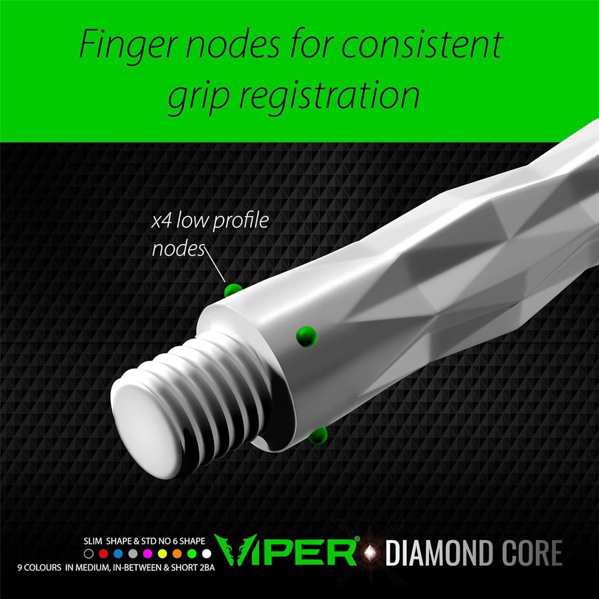 Viper Diamond Core Dart Shaft/Flight System Shape Shafts