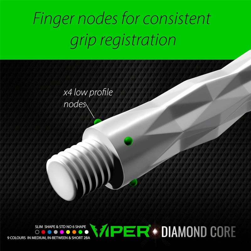 Viper Diamond Core Dart Shaft/Flight System Shape Shafts