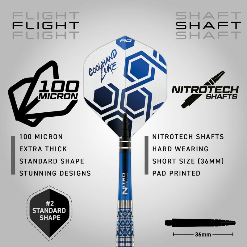Reddragon Luke Humphries TX5 90% Steeldarts 23/25 Gramm Steeldarts