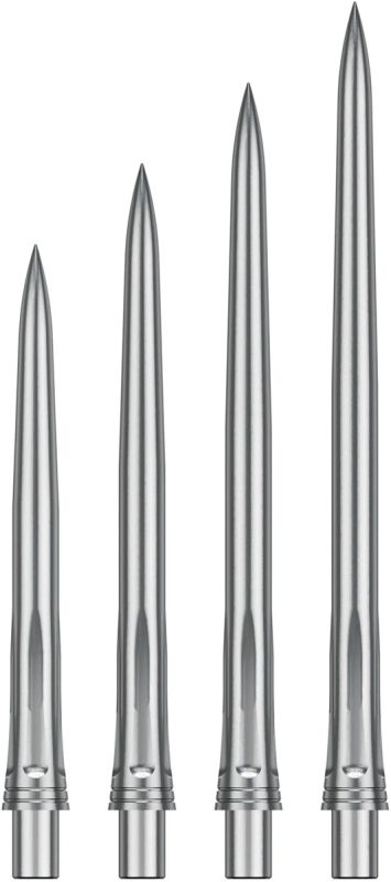 Precise180 EVO Steeldartspitze Silber 28/32/36/40 mm Wechselspitzen