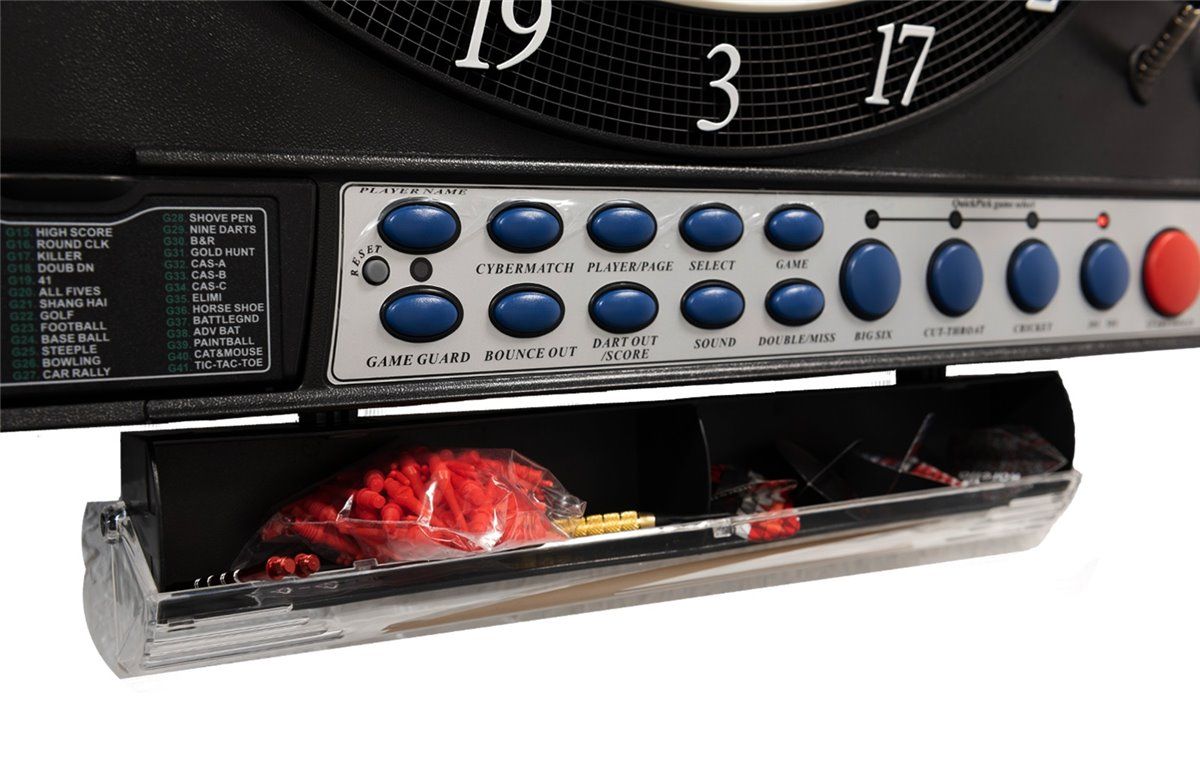 Dartautomat Karella Premium Silver elektonische Dartscheibe E-Dartscheibe