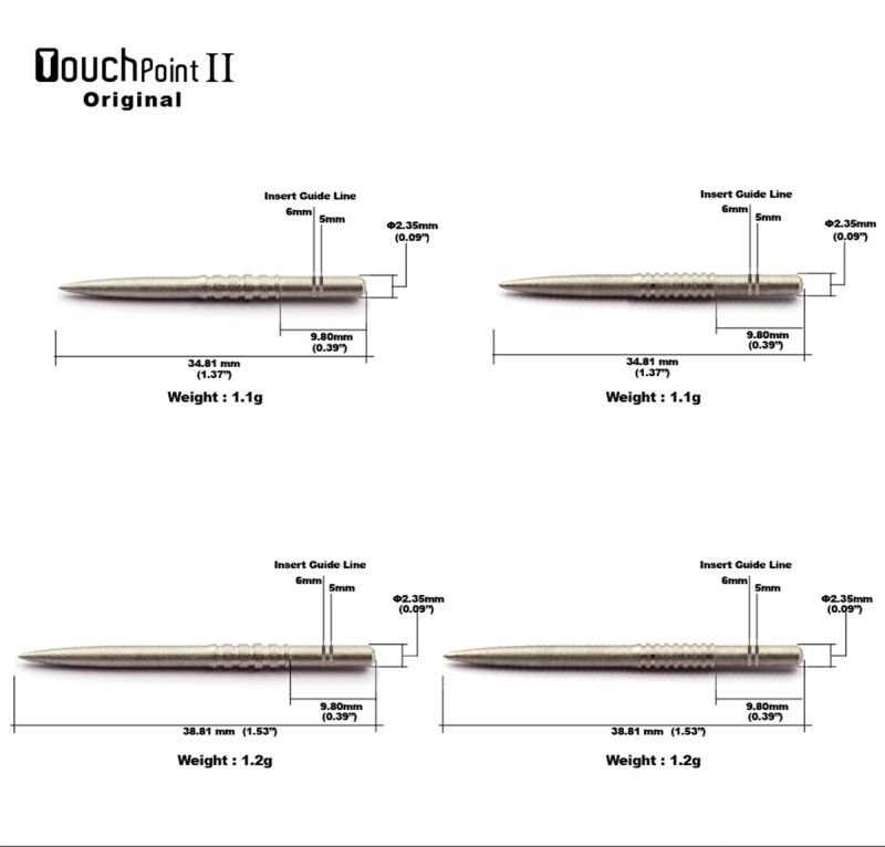 Cuesoul Touch Point 2 Steel Tip Points Steelspitzen