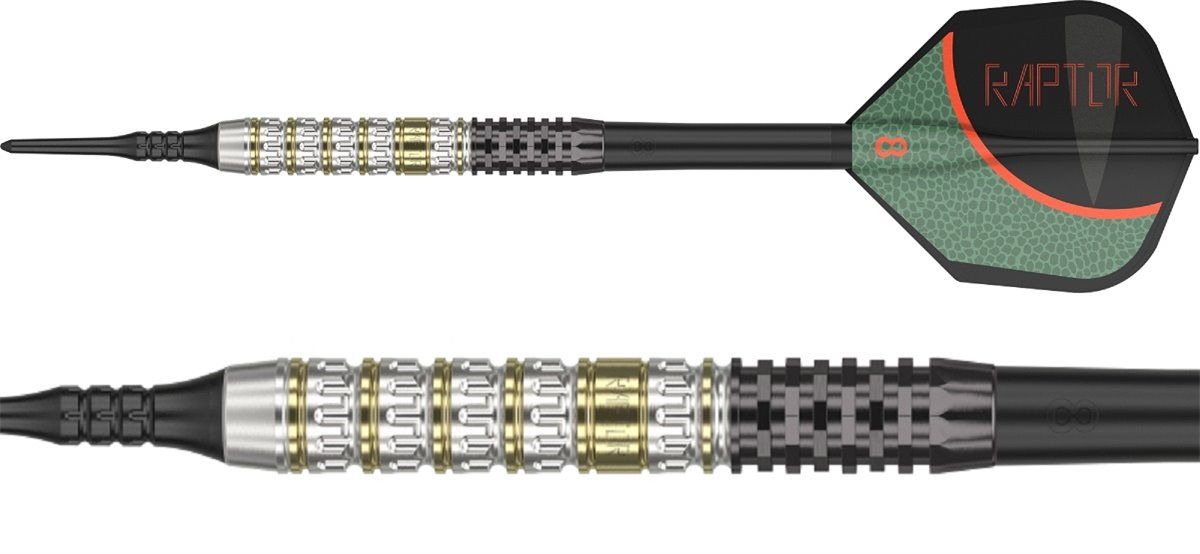 Target George Nishitani Raptor Gen3 G3 90% 2BA Softdarts 18 Gramm Softdarts