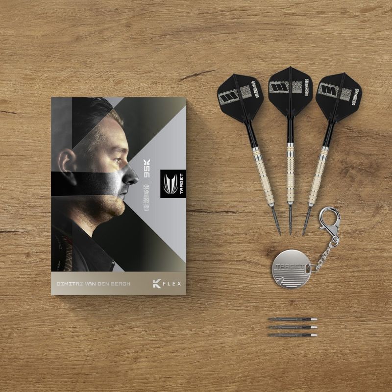 Target Dimitri van den Bergh 95K Swiss Point 95% Steeldarts 22/23/24 Gramm Steeldarts
