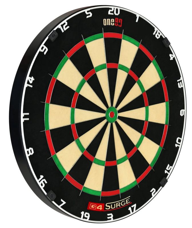 ONE80 Gladiator 4 Surge Dartboard Bristle Board