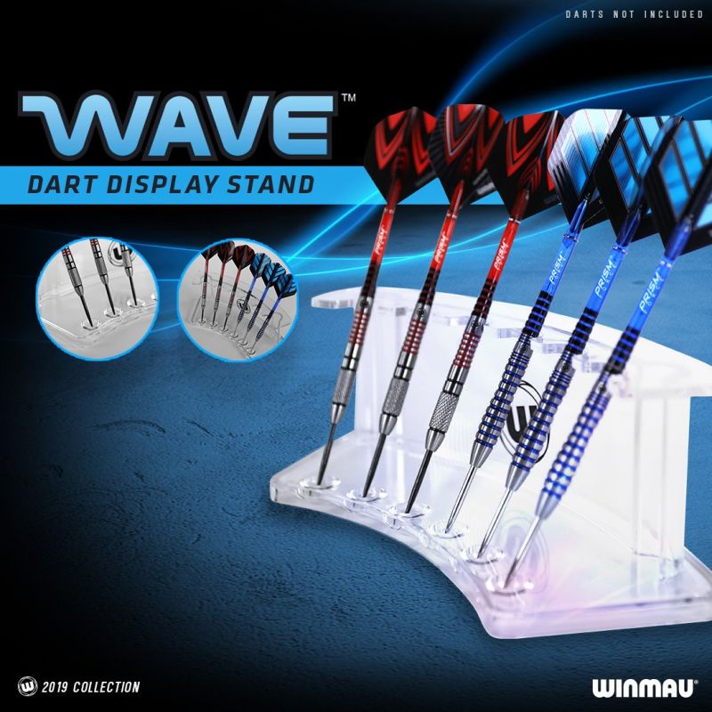 Winmau Acryl Darts Ständer Wave für bis zu 6 Darts Case
