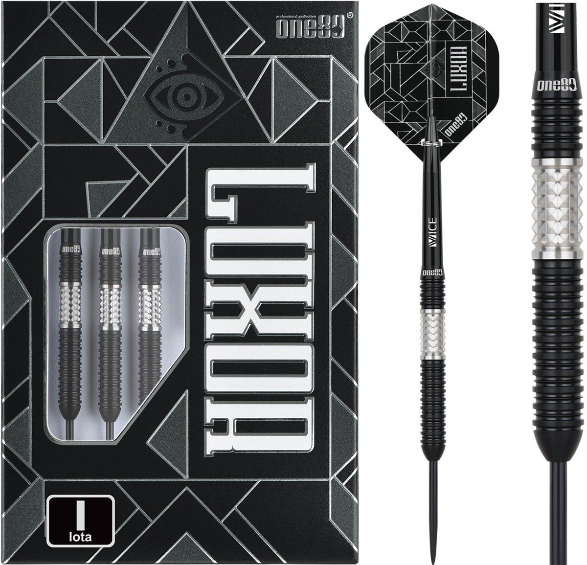 ONE80 Luxor II Iota Steeldarts 22/24/26 Gramm Steeldarts