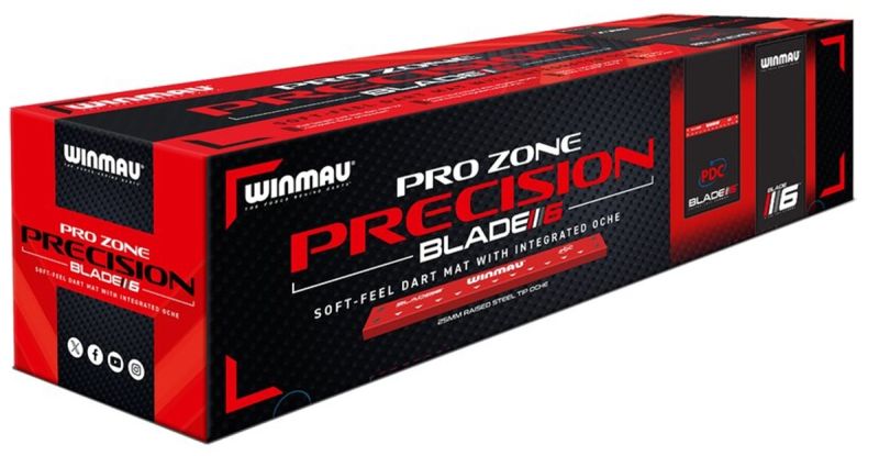 Winmau Dartmatte Pro-Zone Teppich Blade Soft mit Oche Dart Schutzmatte