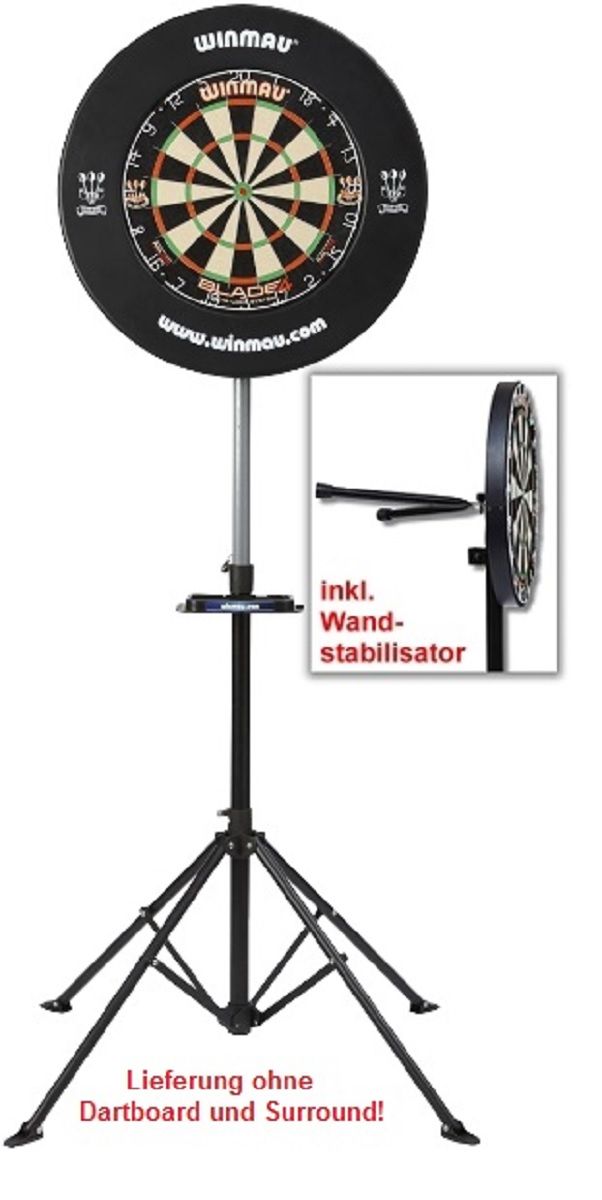Dartboardständer - WINMAU "Xtreme 2", passend für alle Dartboards, Dartscheibe Ständer