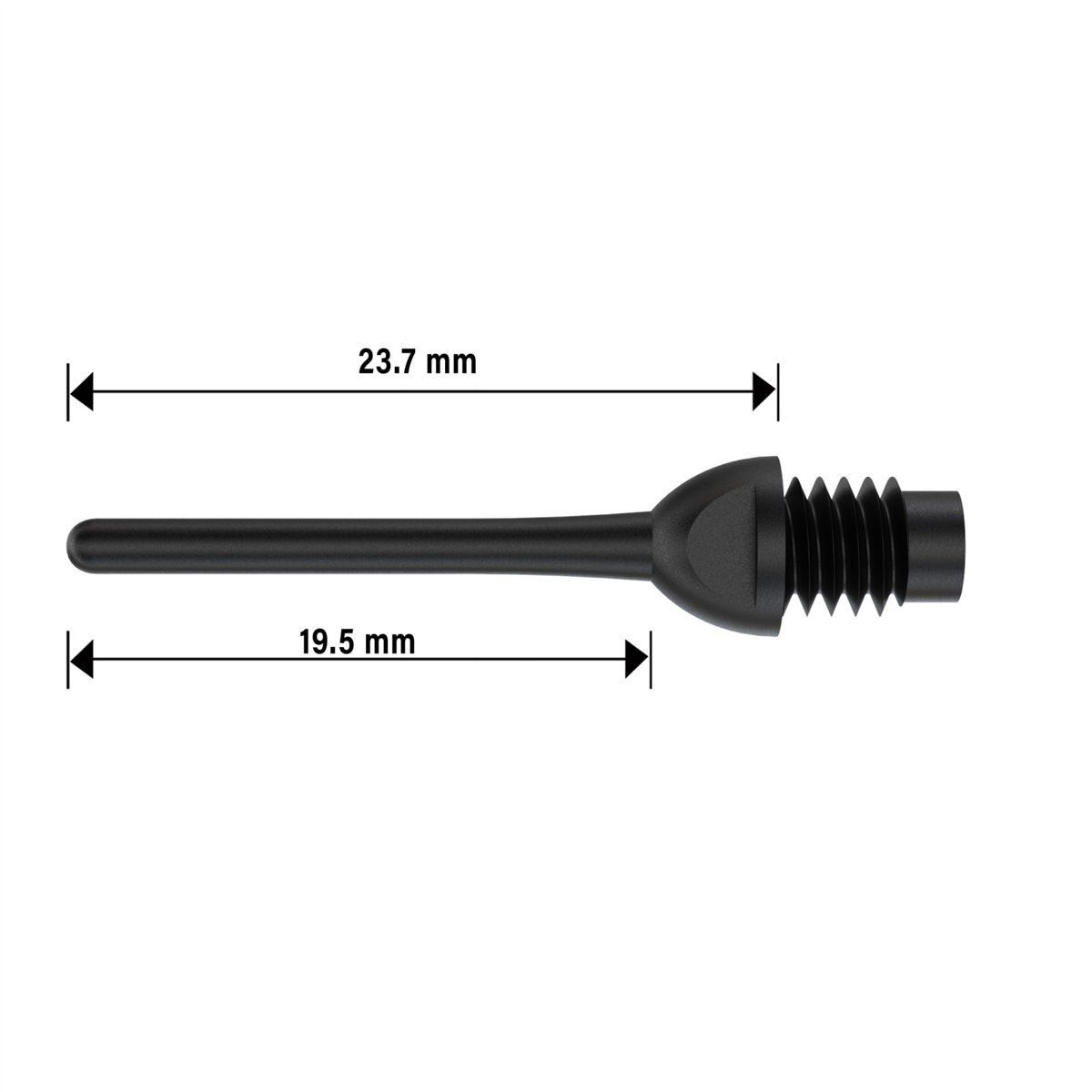 BEAZD Bull´s Superkey Tips schwarz 8mm BSF 1/4 Soft Dart Spitzen