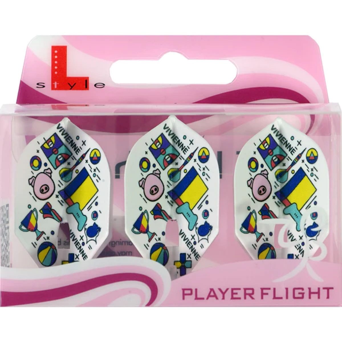 L-Style Champagne Ring Flights Pro Vivienne Lee Rocket L5 Flights