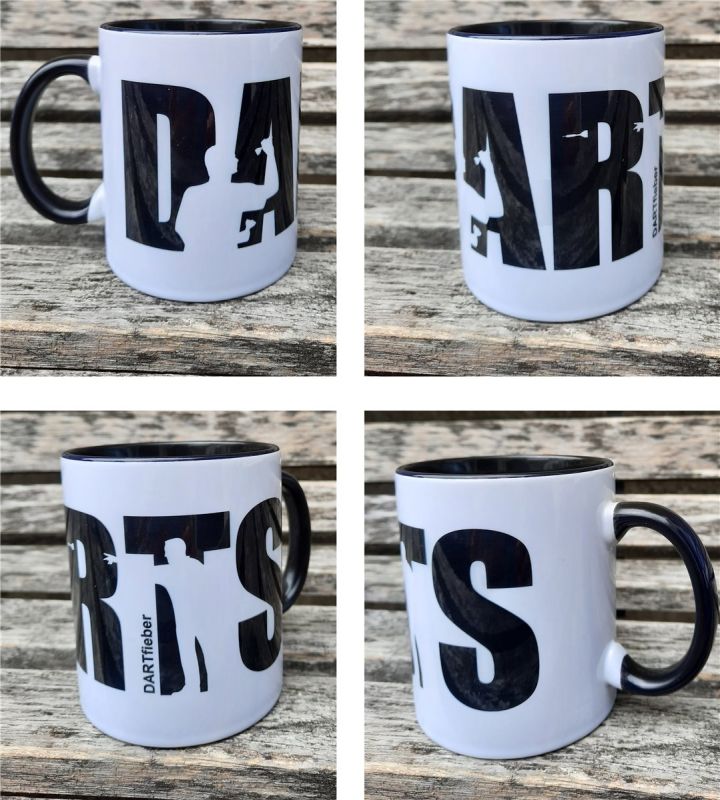 Dartfieber "Darts" Kaffee/Tee-Tasse 0,3 Liter Fanshop