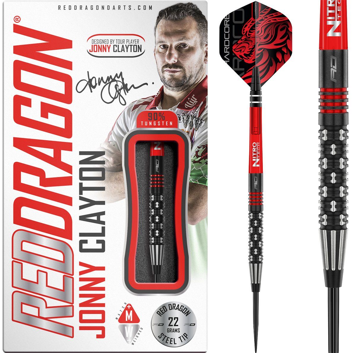Reddragon Jonny Clayton Premier League SE Steeldarts 22/24 Gramm Steeldarts
