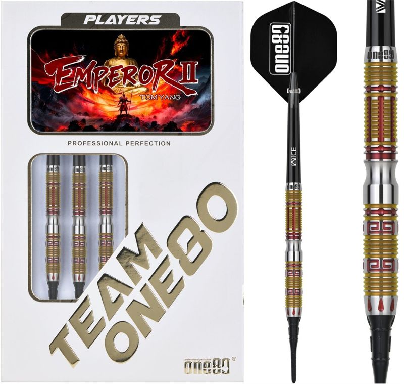 ONE80 Tom Yang Emperor 2 90% Softdarts 21 Gramm Softdarts
