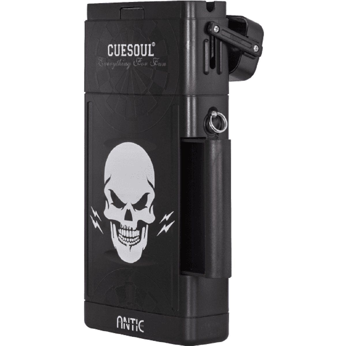 Cuesoul Hard Dart Case Black Skull Dart Tasche