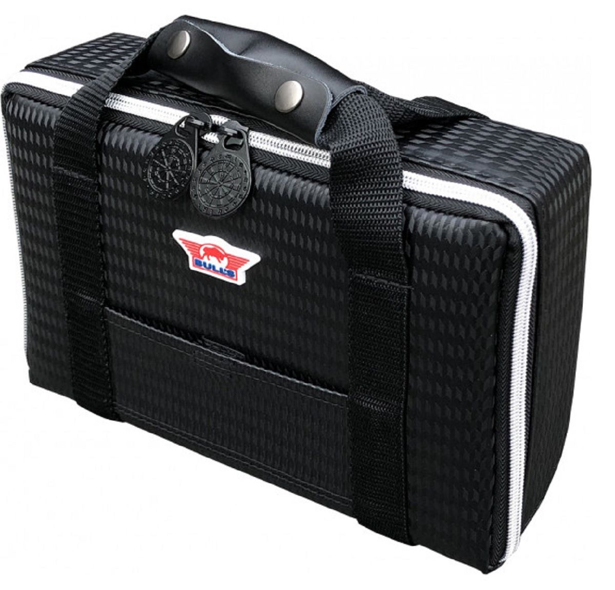 Bull's Dartcase Schwarz Carbon Style Dart Tasche