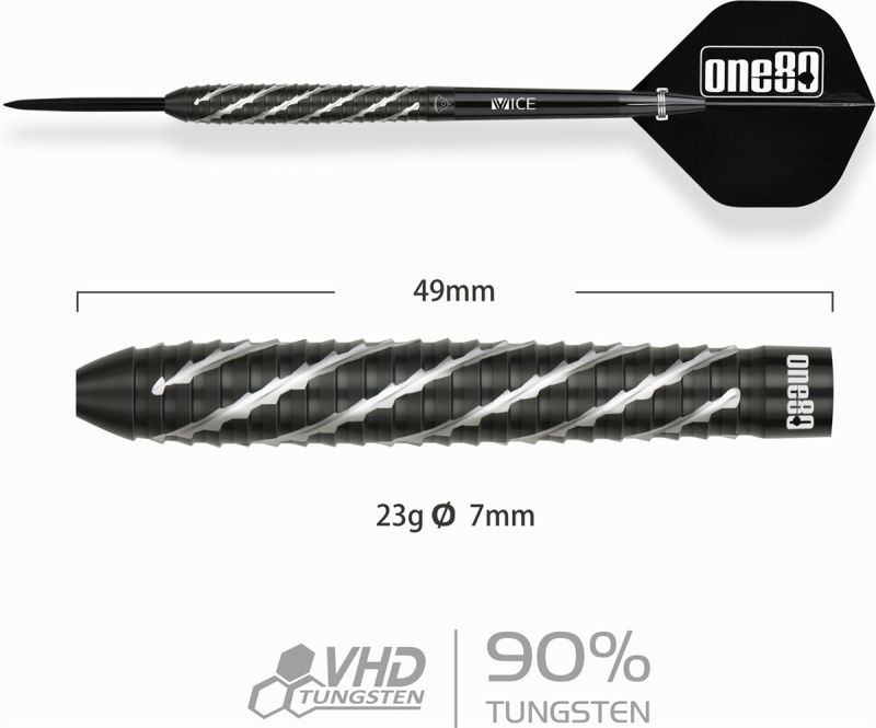 ONE80 Akari Tanahara V2 90% Steeldarts 23 Gramm Steeldarts