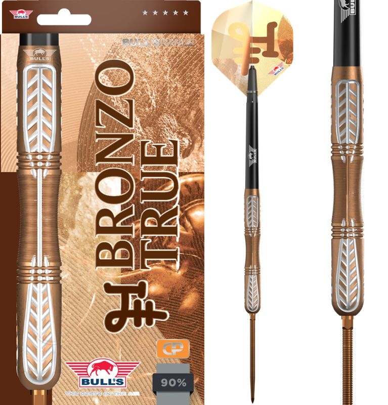 Bull´s Bronzo True CP 90% Steeldarts 23/25 Gramm Steeldarts