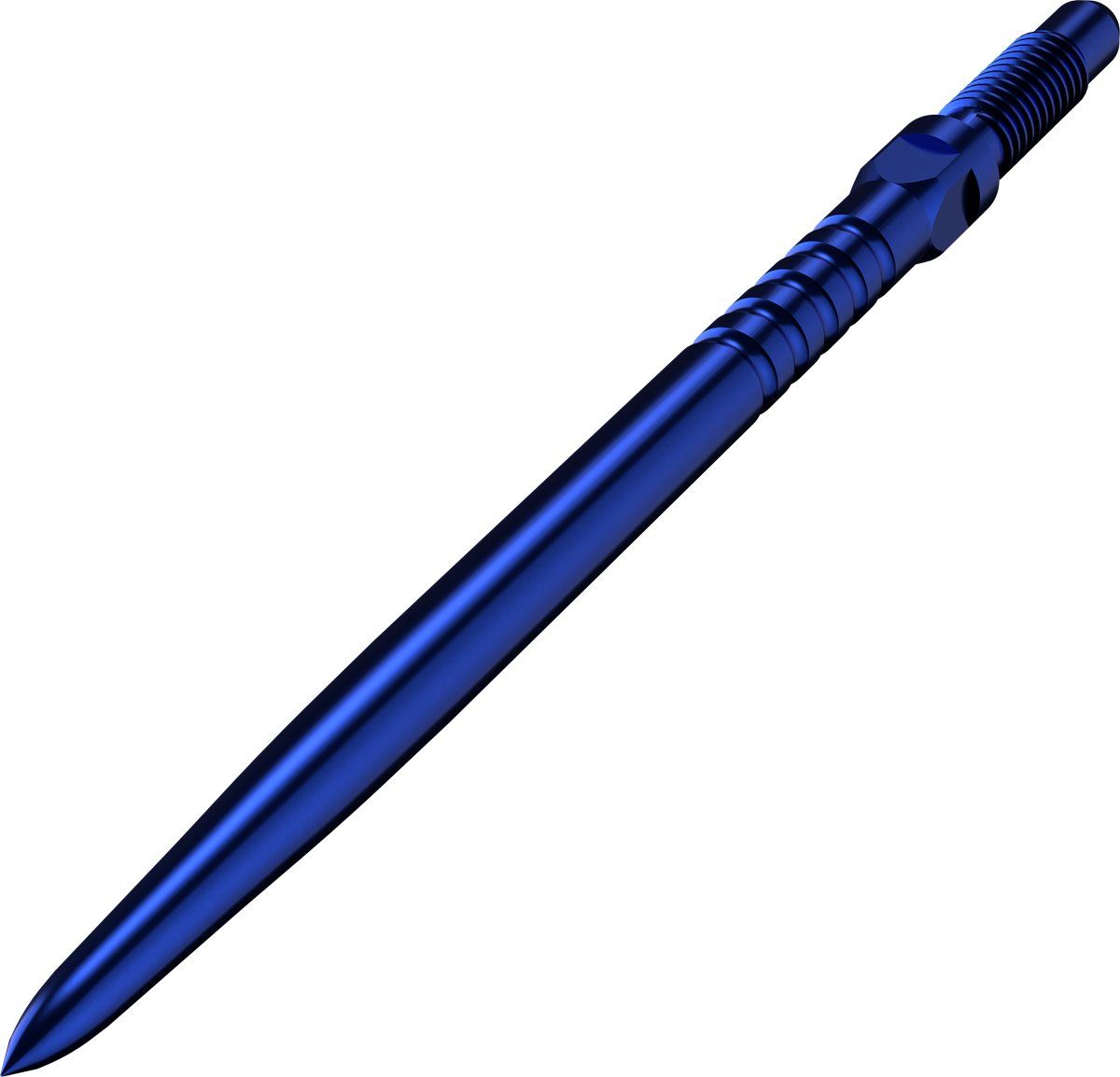 Bull´s CP Points Ringed Grip Blue Steel Point Blau 32/36/40 mm Wechselspitzen