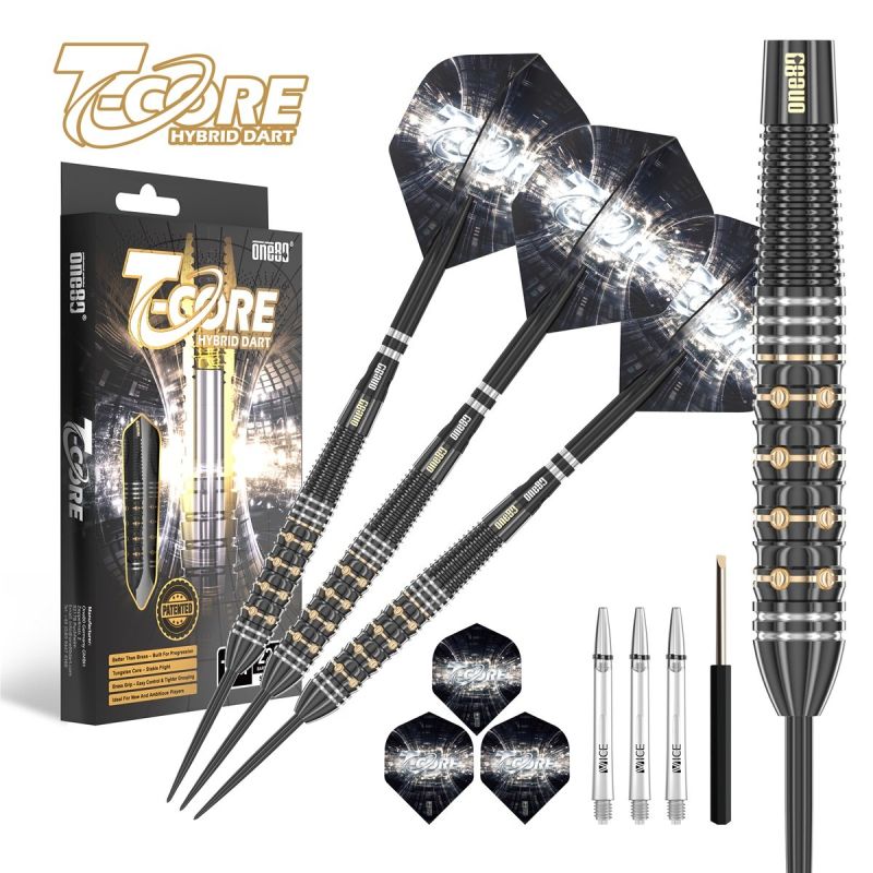 ONE80 T-Core TC1 Steeldarts 22 Gramm Steeldarts