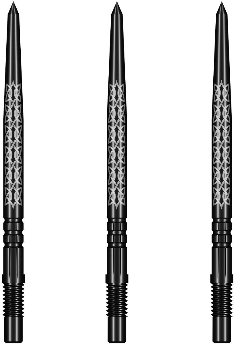 Shot! Celt Black Turbo Points TP 30/35/40 mm Schwarz Wechselspitzen