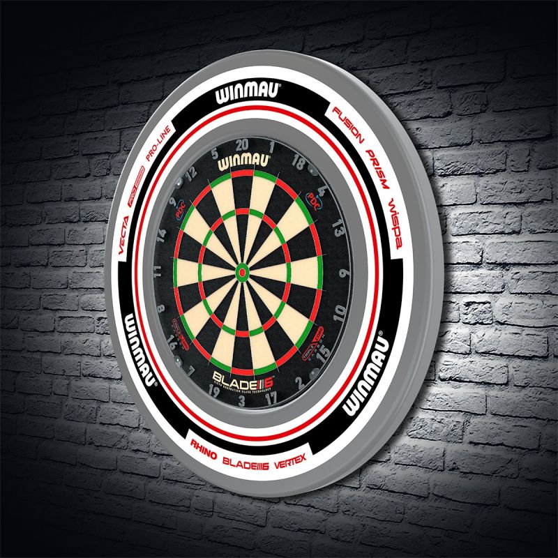1 tlg. Winmau Advance Weiß/Rot Catchring Dart Surround Auffangring