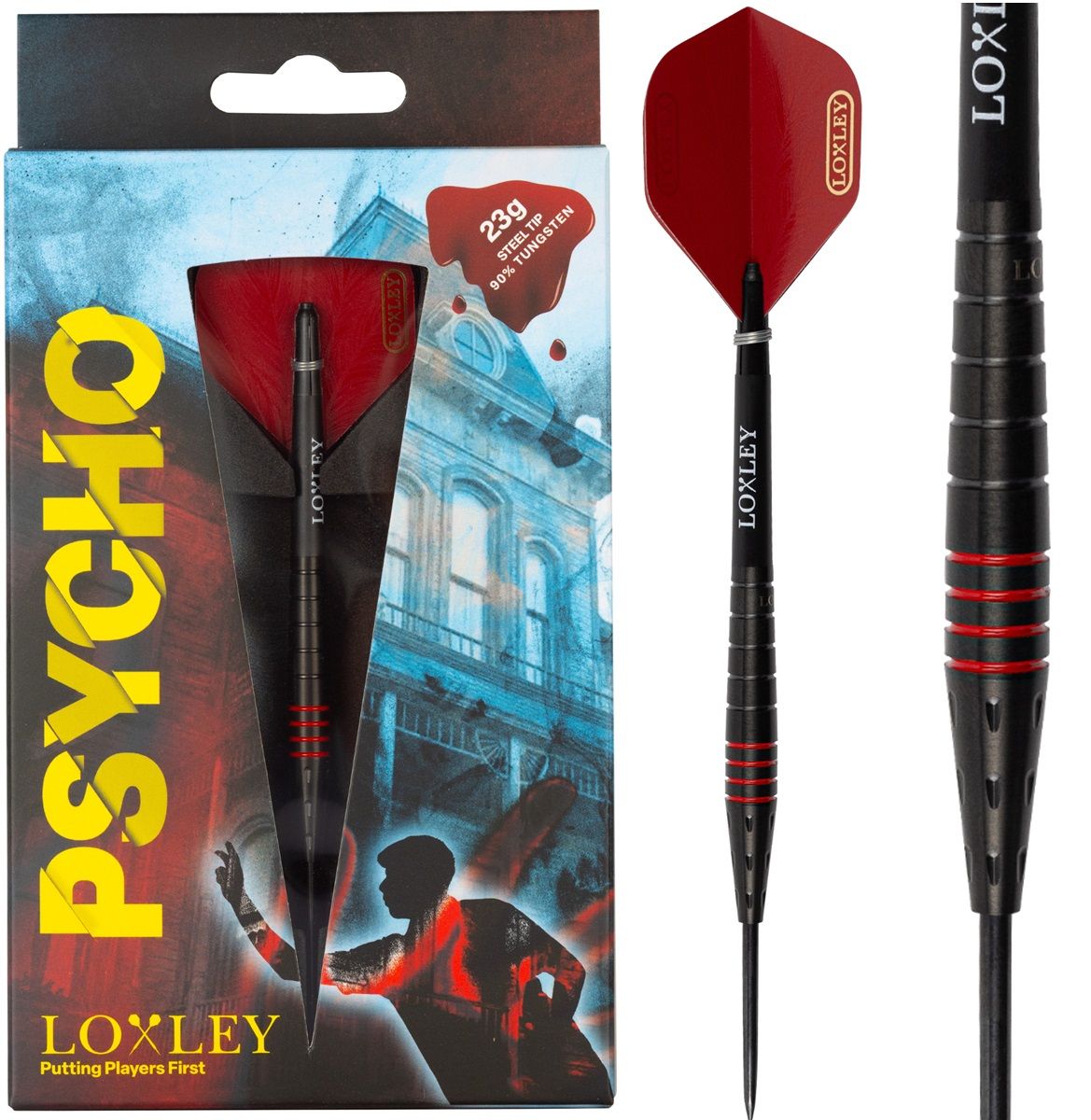 Loxley Psycho Bates 90% Steeldarts 23 Gramm Steeldarts