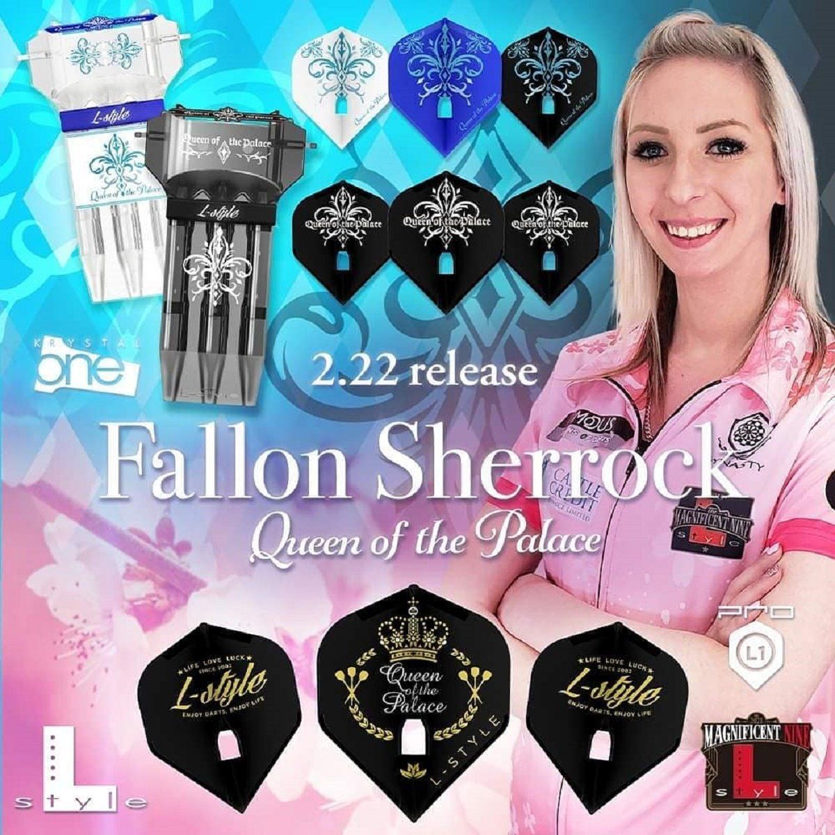 L-Style Signature Flights Fallon Sherrock V3 Queen of the Palace Standard L1 Flights