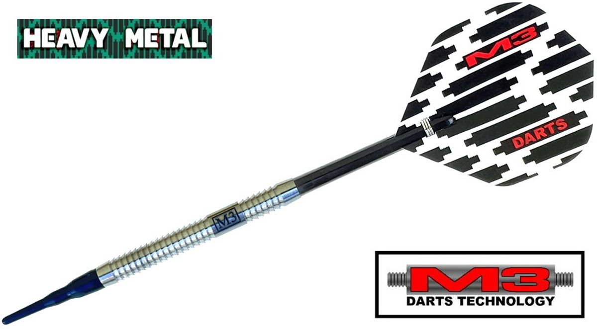 Dart-Set Soft Dart M3 Heavy Metal Shark 14 Gramm Softdarts