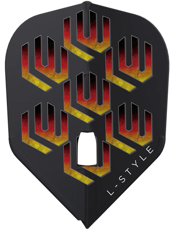L-Style Champagne Flights Pro Lukas Wenig Black L3 Shape Flights