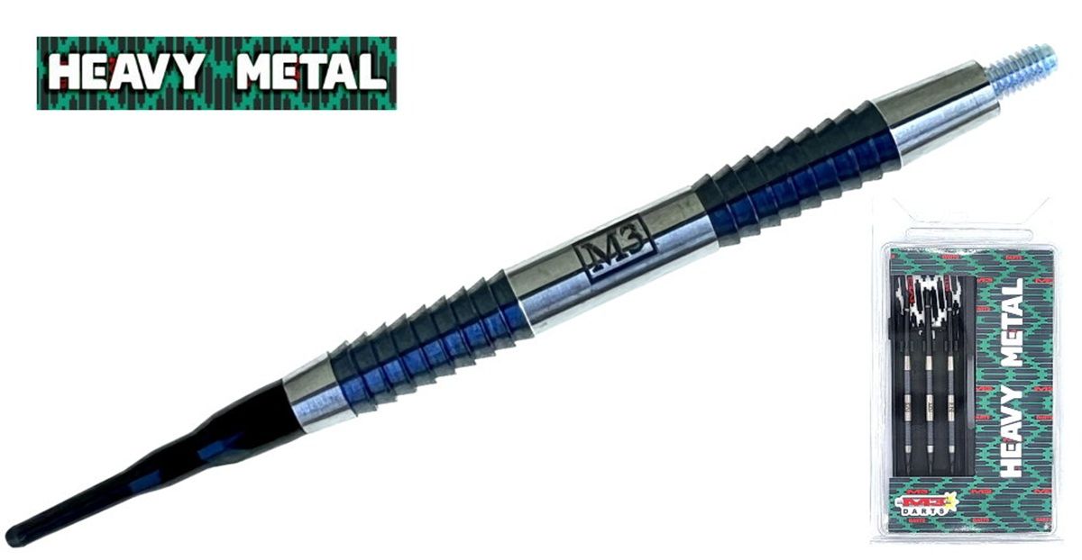 Dart-Set Soft Dart M3 Heavy Metal Black 20 Gramm Softdarts