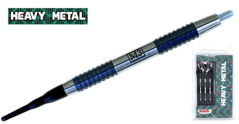 Dart-Set Soft Dart M3 Heavy Metal Black 20 Gramm Softdarts